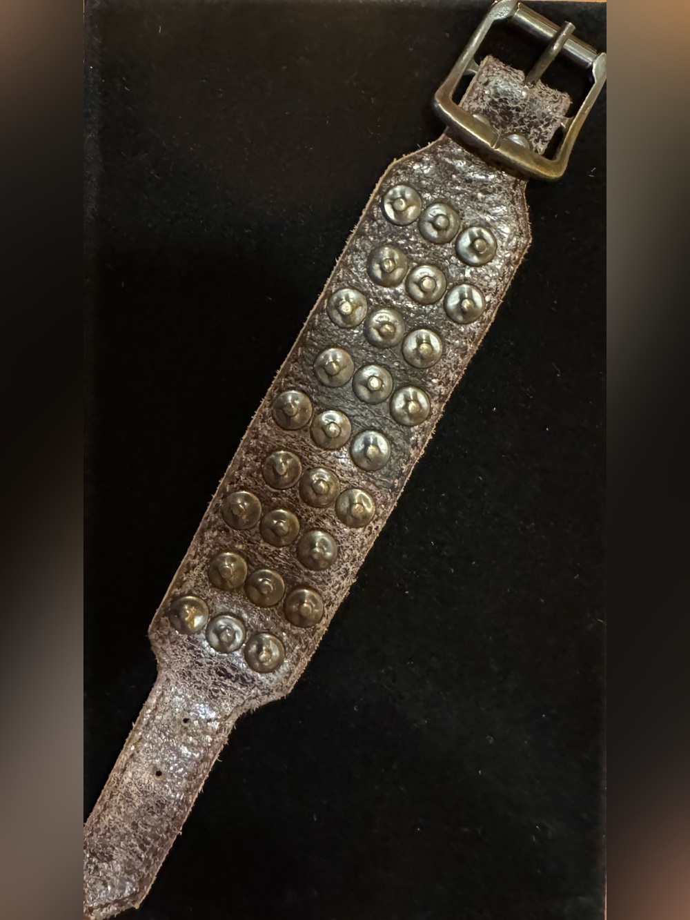 FRYE Studded Leather Bracelet - Brown